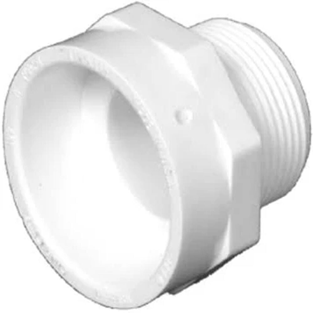image of 1-1/2 Inch x 1-1/4 Inch PVC Male Adapter DWV FPV MA-112114