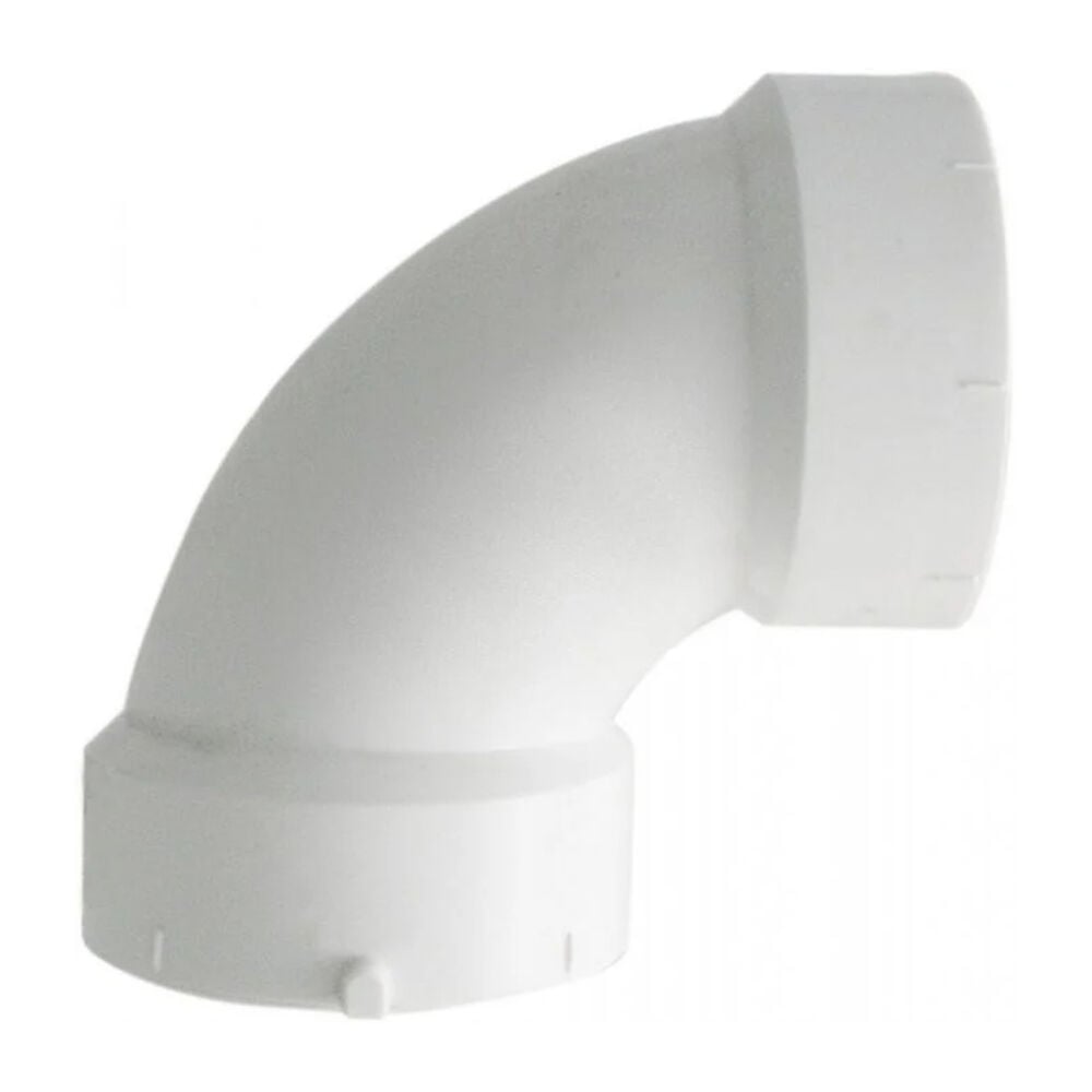 image of 4 Inch PVC 90 Degree Elbow DWV FPV E90-4