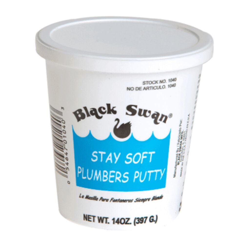 image of 01040 14 Oz Plumbers Putty #1040, WHITE