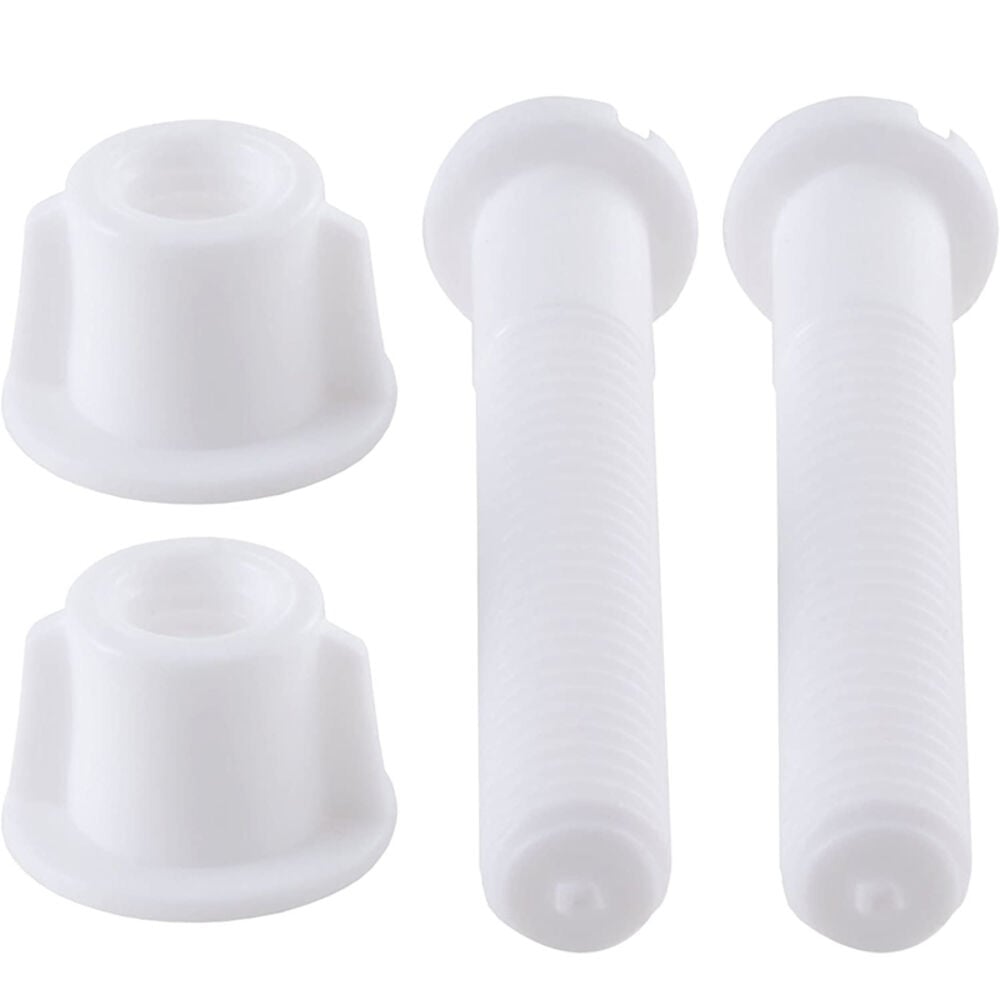image of 503 4120 Plastic Toilet Seat Hinge Bolt for Top Mount Toilet Seat Hinges, 4.5-Inch x 2.2-Inch x 1-1/2-Inch