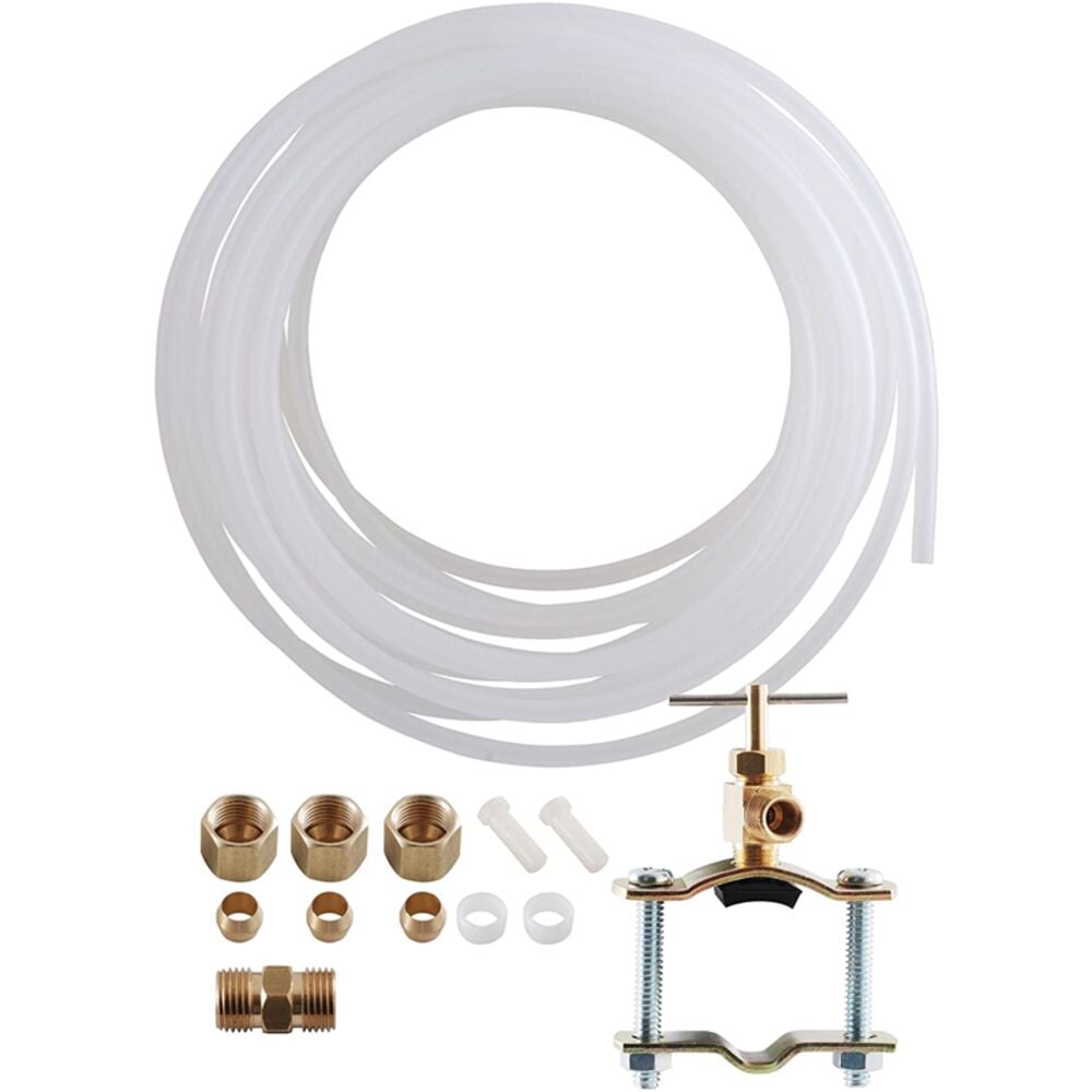 image of 509 5100 Ice Maker and Humidifier Installation Kit 1/4-Inch x 25ft Flexible Hose for Potable Water Filter System, Poly Tubing