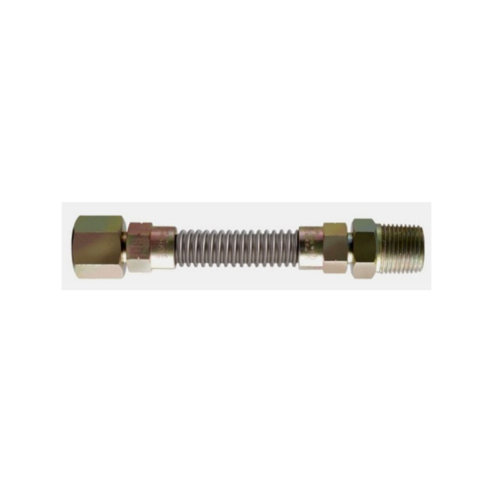 image of 509 1136MXMC 0.5 in. Coated Flexible Gas Dryer Connectors 0.5 in. MIP 36 in.