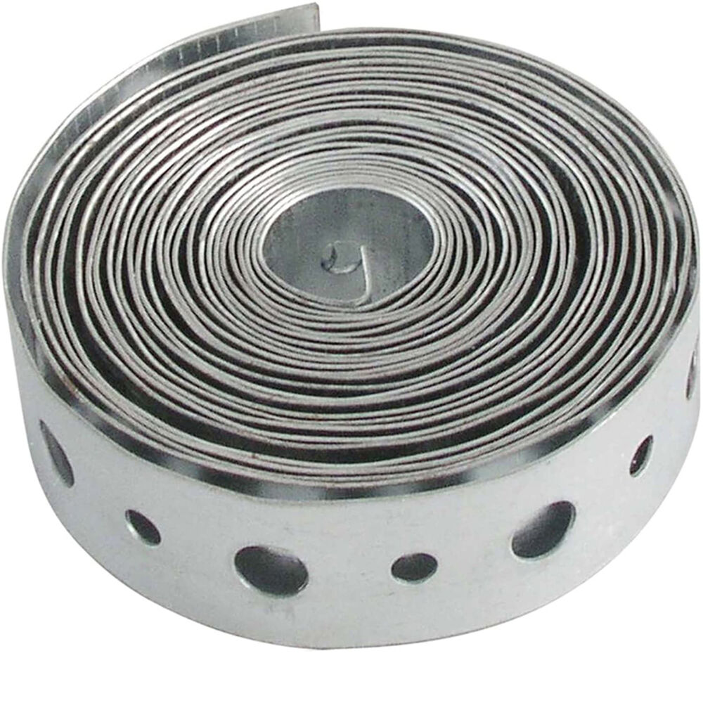 image of 510 3300 Pipe Strapping, 3/4-Inch x 10-Feet, Silver