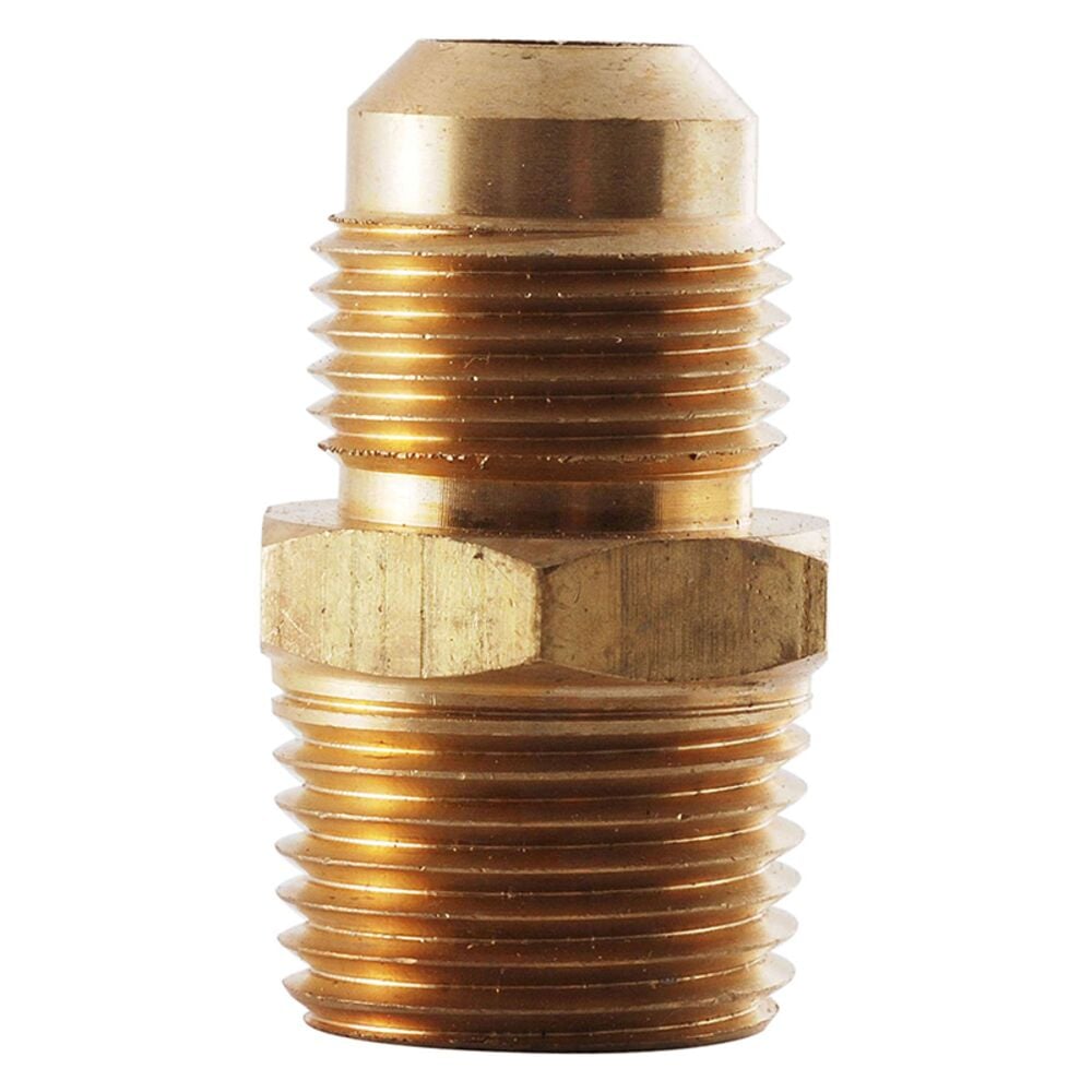 image of Flare Union Male Adaptor 1/2-Inch X 3/8-Inch