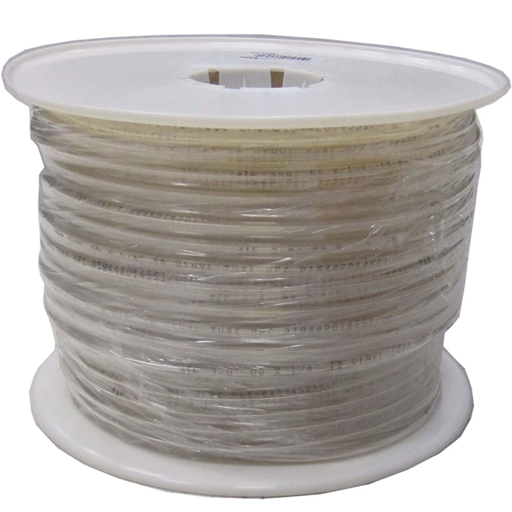 image of 515 C1006S Vinyl Hose Tubing with Spool, 1/4-Inch x 3/8-Inch, Clear (Sold By the Foot)