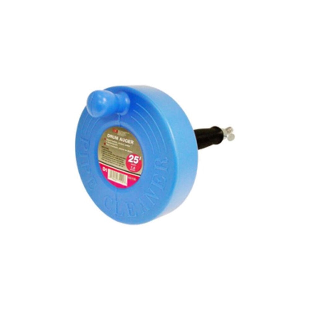 image of Drum Drain Clearing Auger, 25-Feet