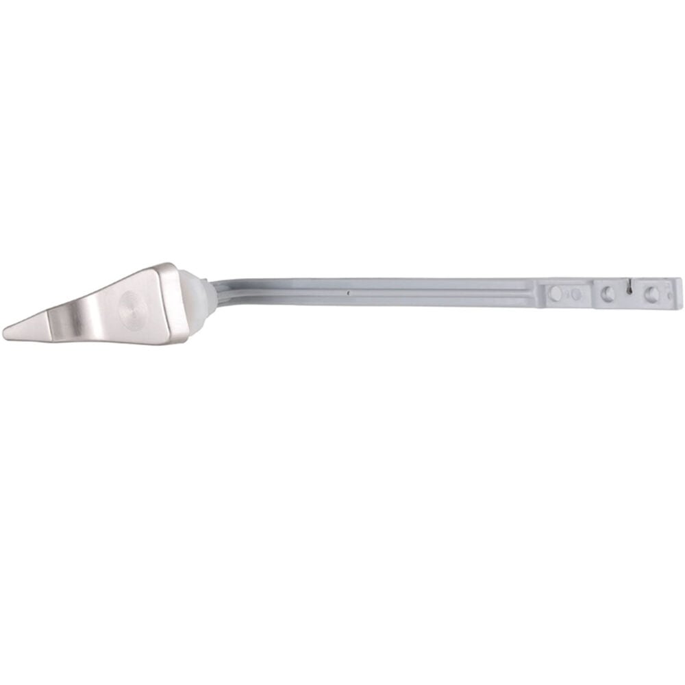 image of Toilet Flush Lever, Adjusts 4-6-8 Inches, Lifetime Plastic, Brushed Nickel