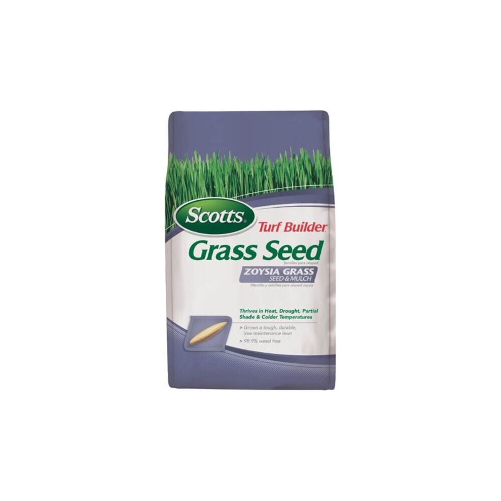 image of Turf Builder Zoysia Grass Seed and Mulch, 5 lb