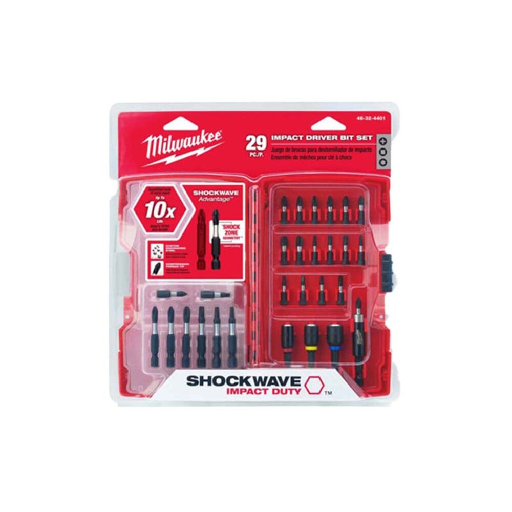 image of Tools Driver Bit Set, Shockwave, 29 piece