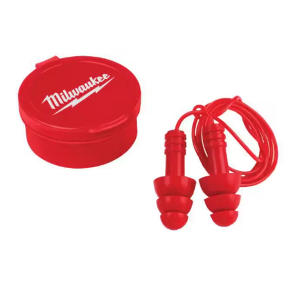 image of Corded Red Earplugs- 3 pc