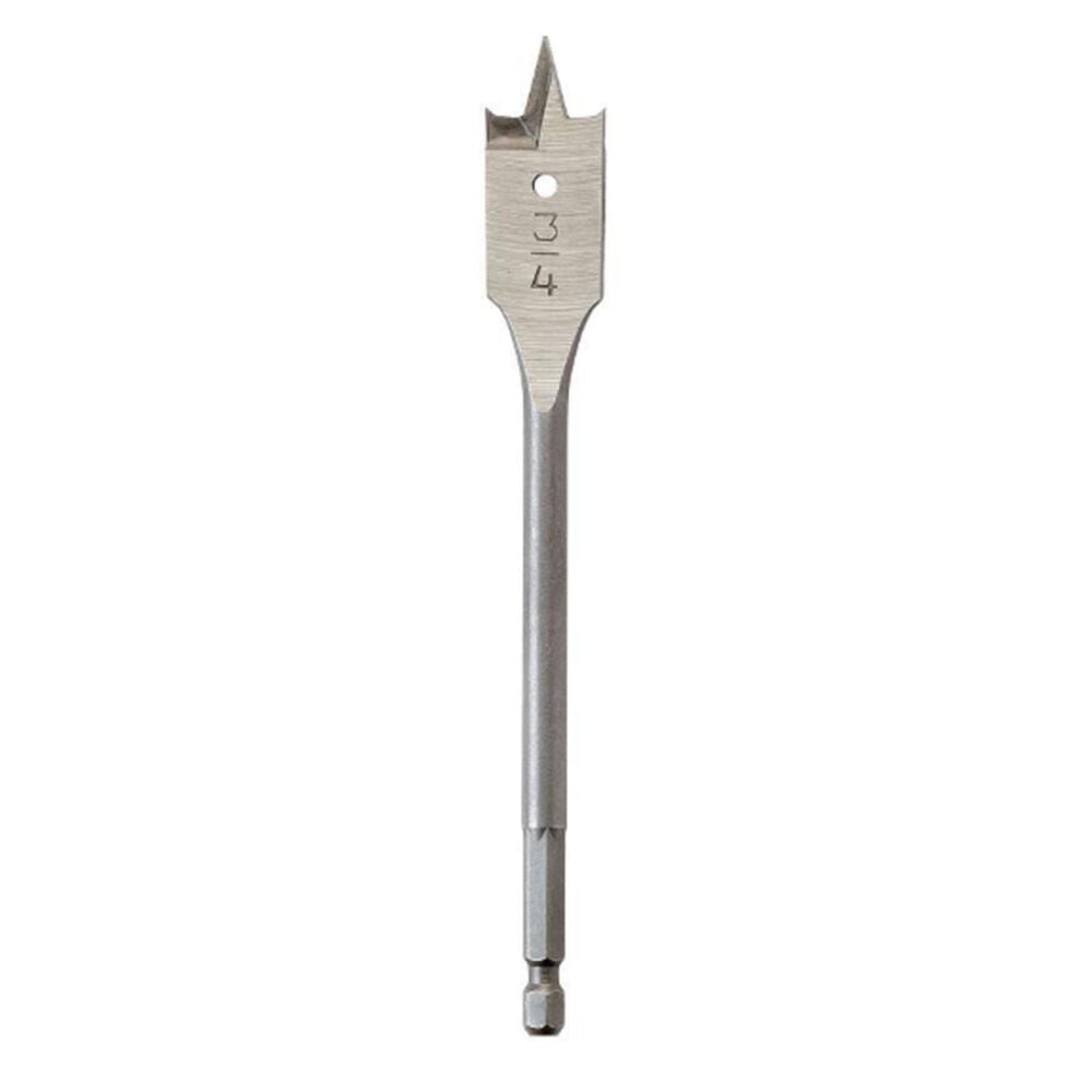 image of 3/4 in x 6 in Flat Wood Boring Bit