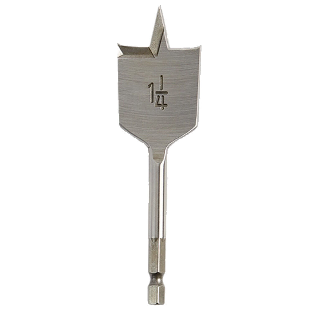 image of 1 1/4 in x 4 1/2 in Flat Wood Boring Bit