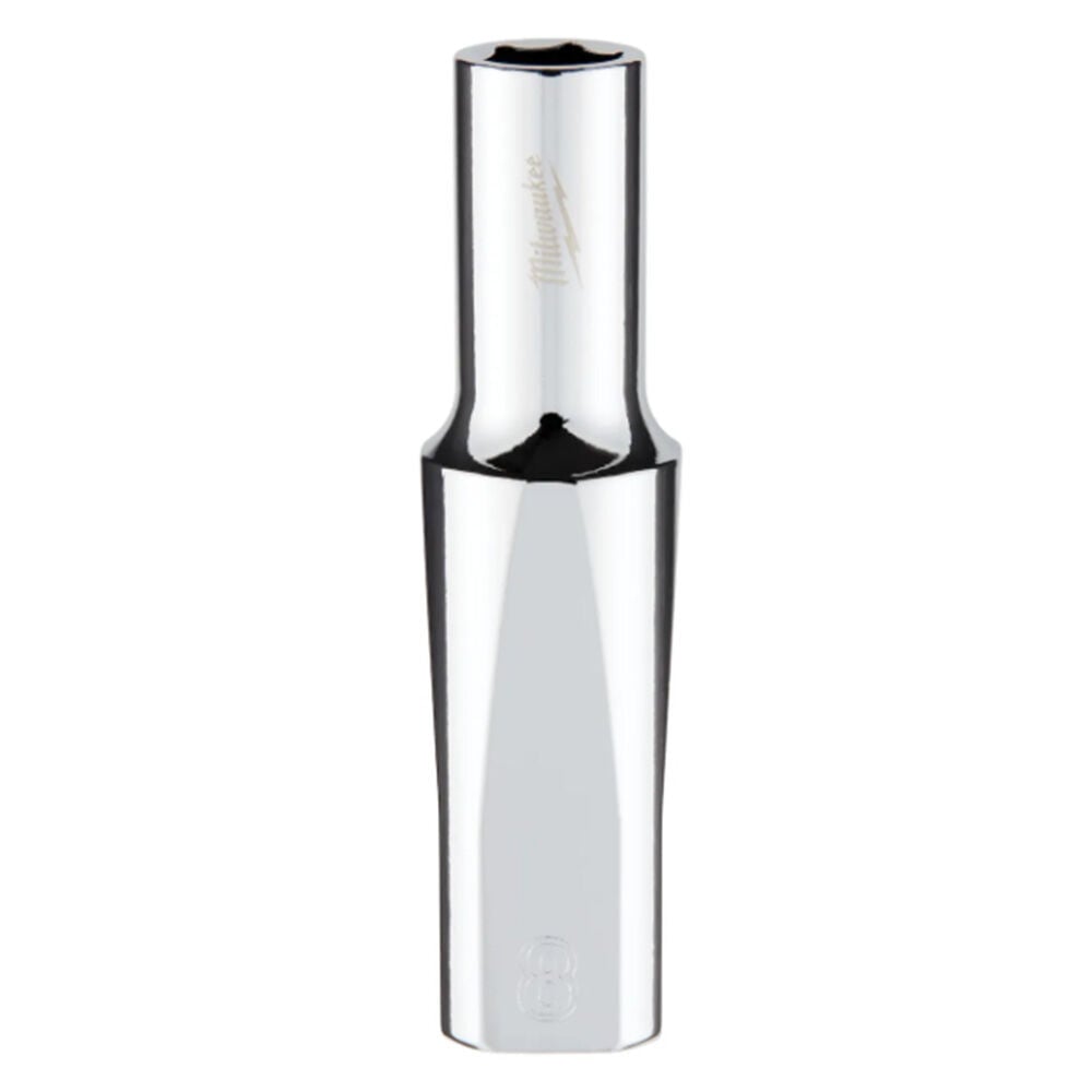 image of 3/8 in Drive 8mm Metric Deep Socket with FOUR FLAT Sides