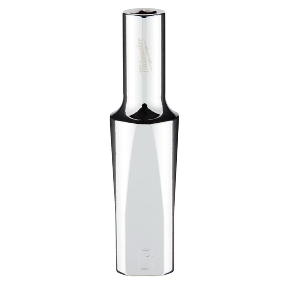 image of 3/8 in Drive 6mm Metric Deep Socket with FOUR FLAT Sides