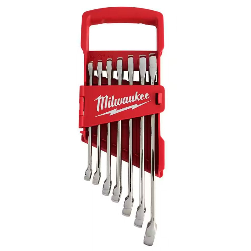 image of Combination SAE Wrench Mechanics Tool Set- 7 pc