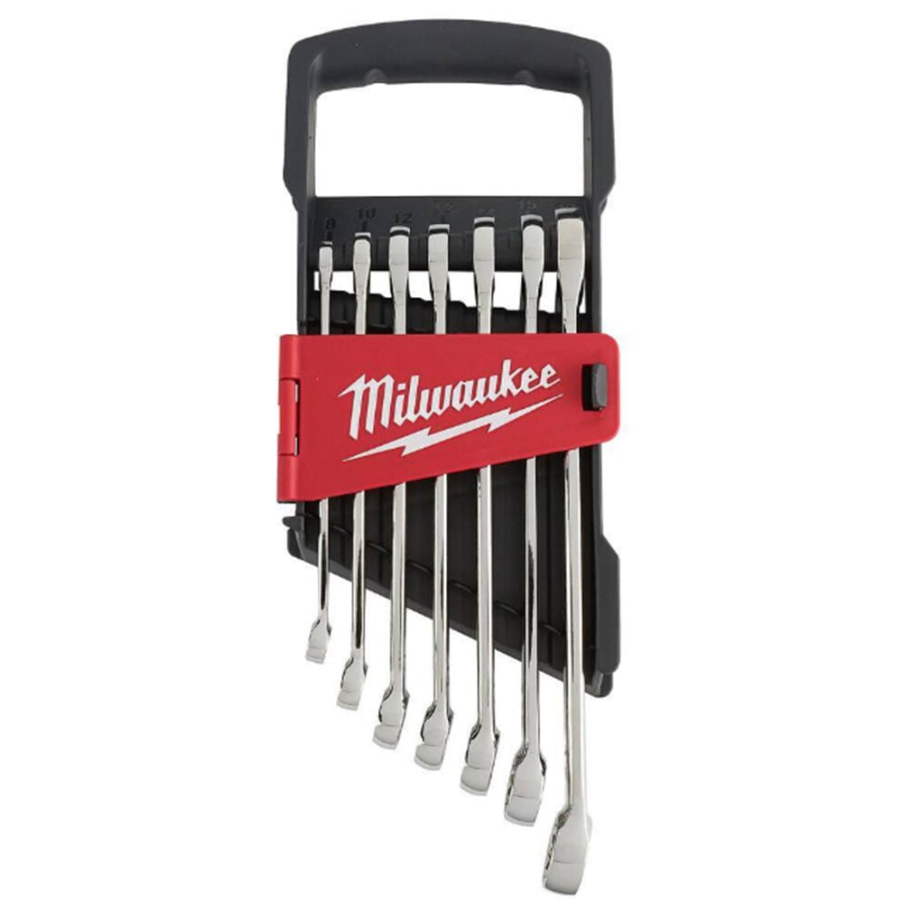 image of Combination Metric Wrench Mechanics Tool Set- 7 pc