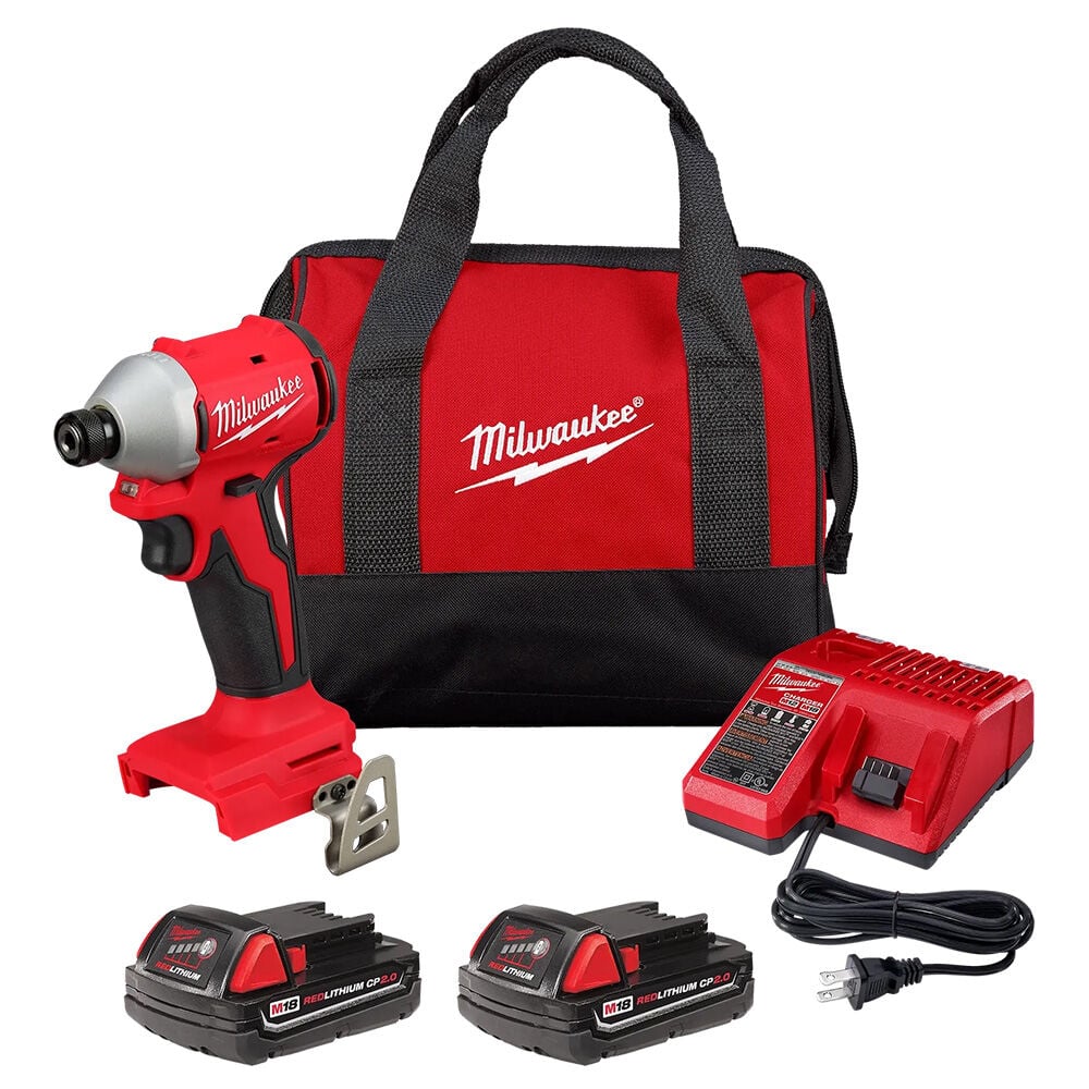 image of M18 Compact Brushless 1/4 in Hex Impact Driver Kit