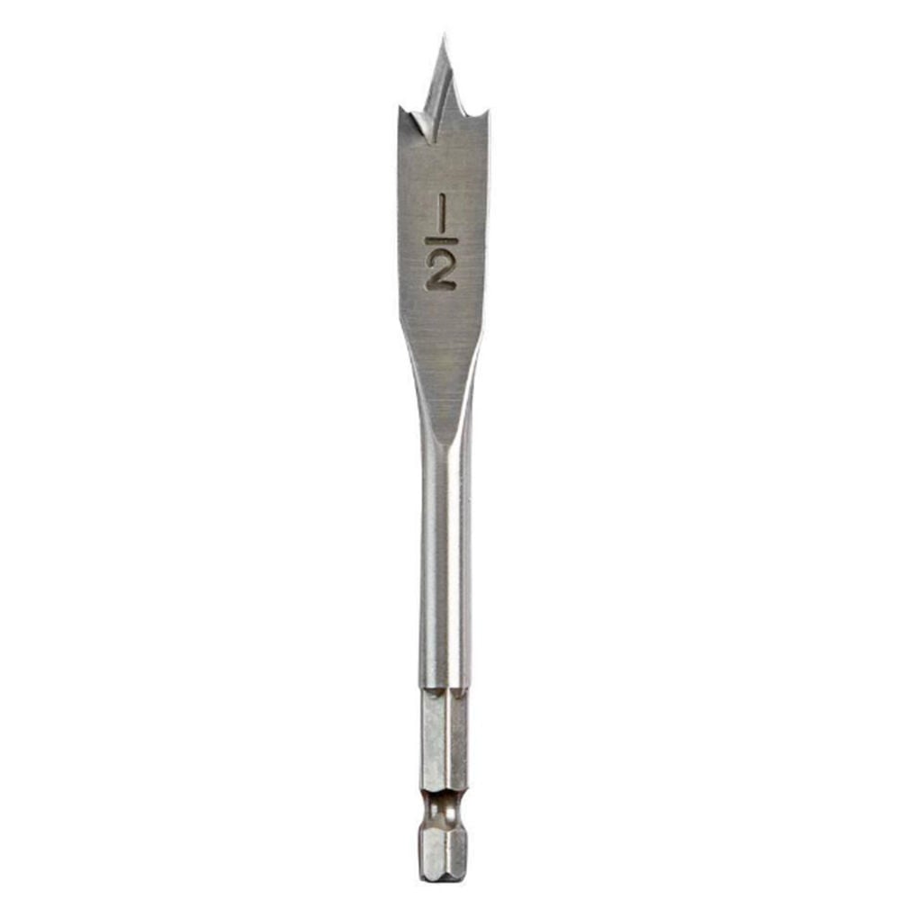 image of 1/2 in x 4 1/2 in Flat Wood Boring Bit