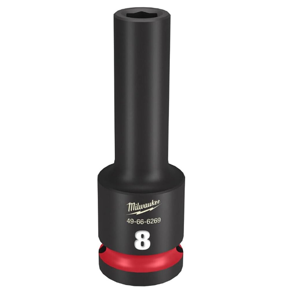 image of SHOCKWAVE Impact Duty 1/2 in Drive 8mm Deep 6 Point Socket