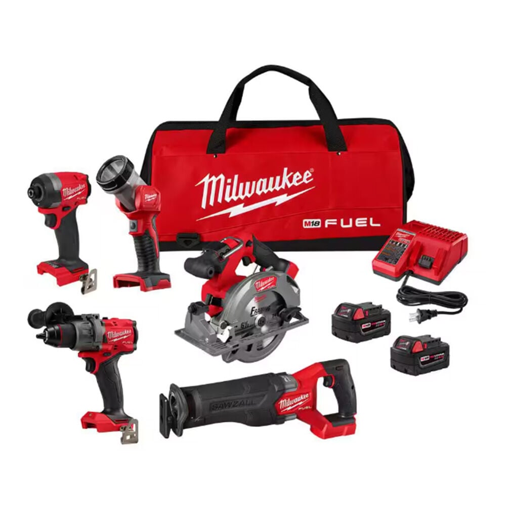 image of M18 FUEL 18V Lithium-Ion Brushless Cordless Combo 5-Tool Kit