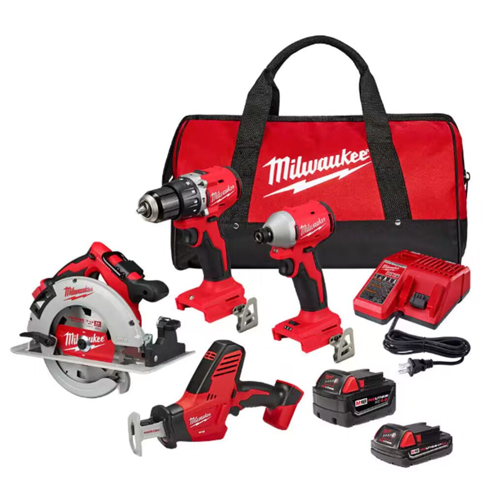 image of M18 FUEL 18V Lithium-Ion Brushless Cordless Combo 4-Tool Kit