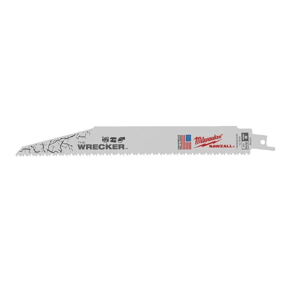 image of 9 in SAWZALL WRECKER Multi Material Blades- 7/11 TPI, 100 pk