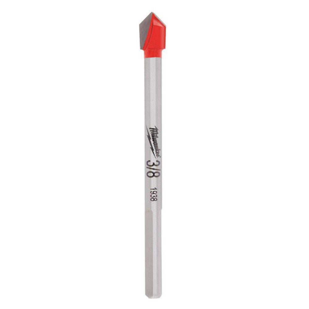 image of 3/8 in Carbide Tipped Glass and Tile Drill Bit