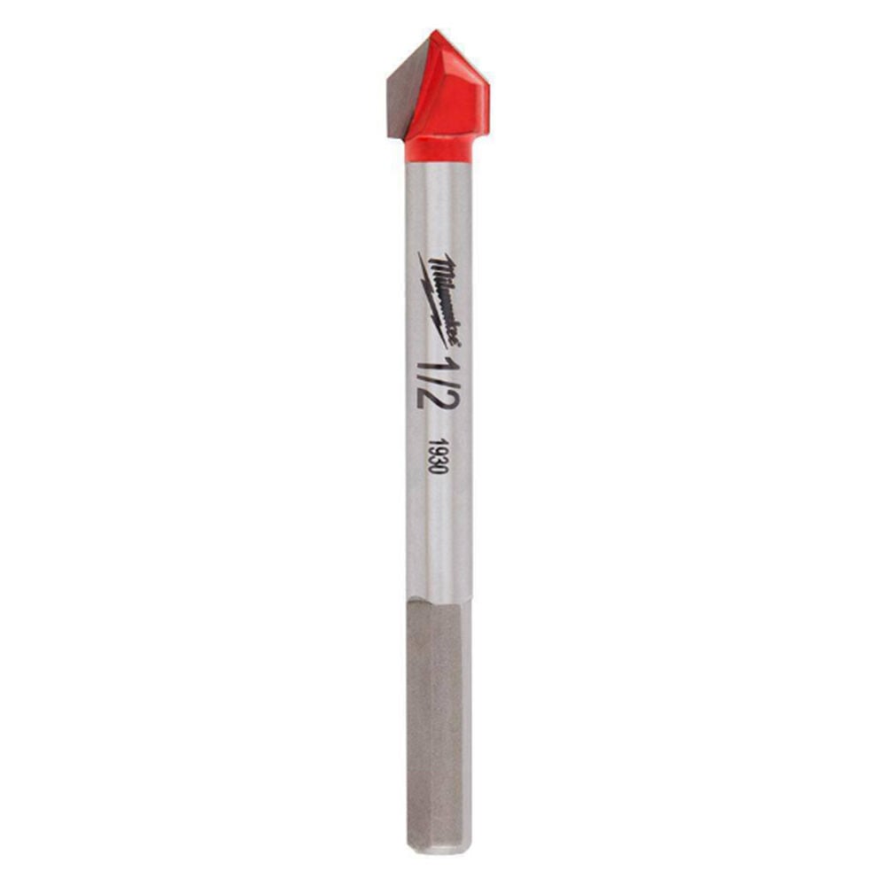 image of 1/2 in Carbide Tipped Glass and Tile Drill Bit