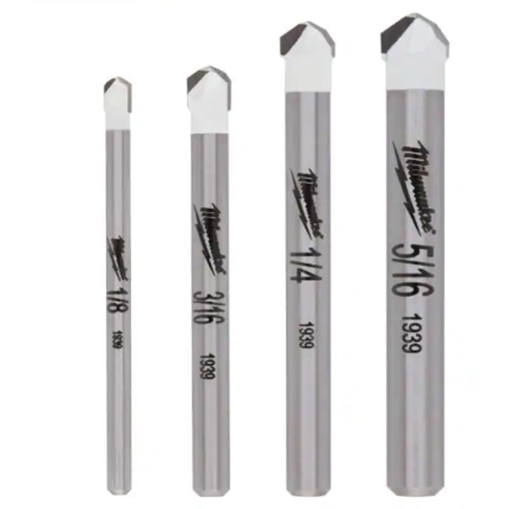 image of Carbide Natural Stone Drill Bit Set- 4pc