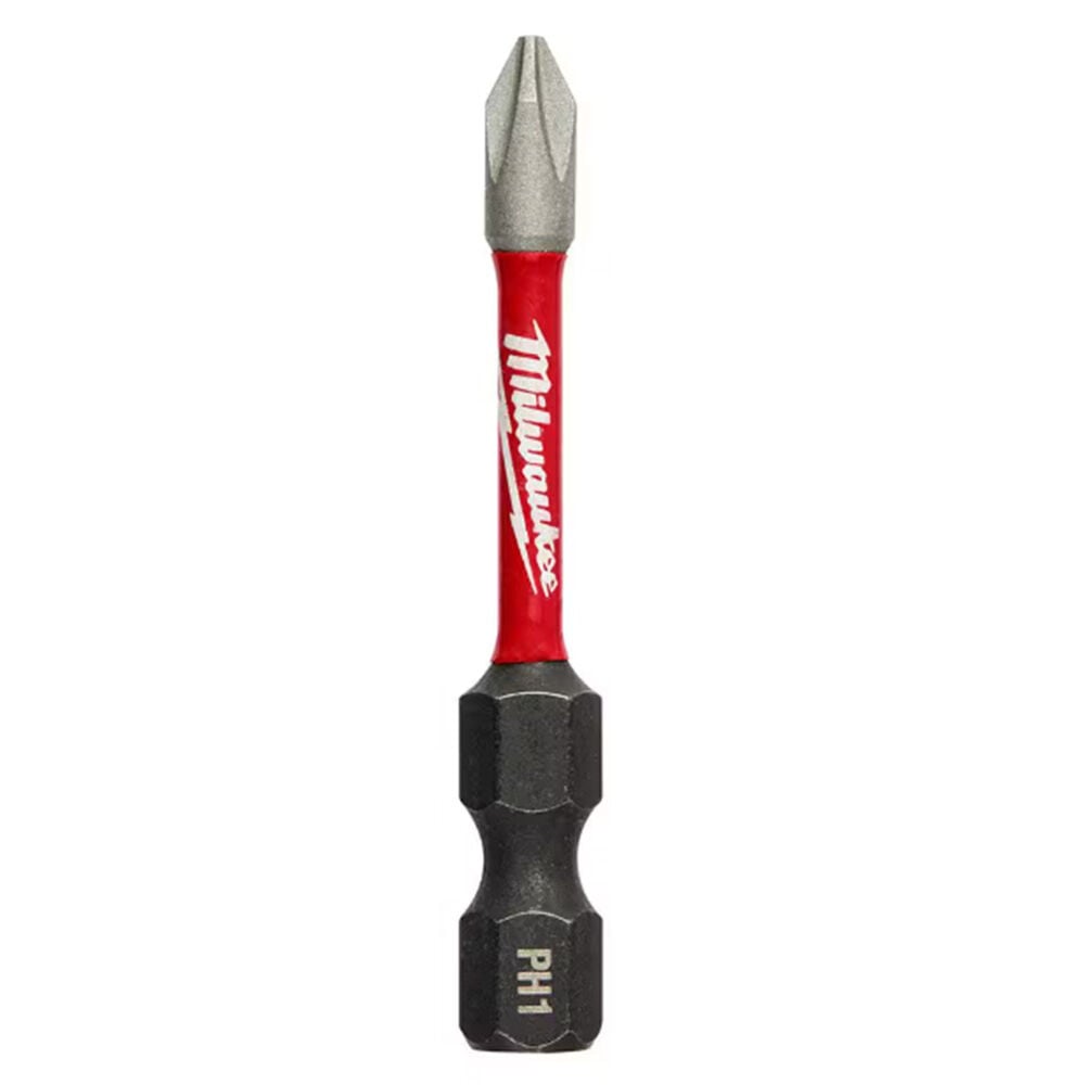 image of SHOCKWAVE Impact Duty 2 in Phillips #1 Alloy Steel Screw Driver Bit