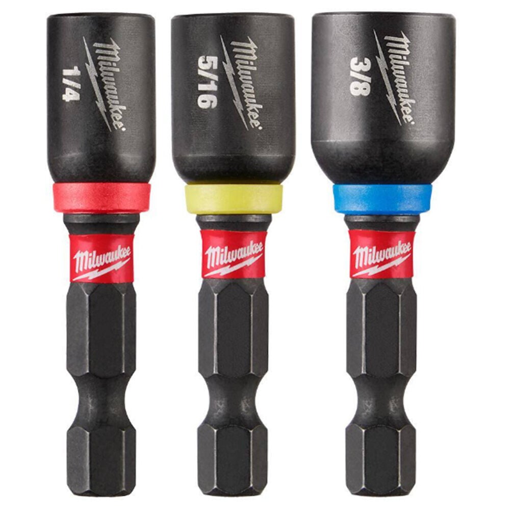 image of SHOCKWAVE Impact Duty 1 7/8 in Alloy Steel Magnetic Nut Driver Set- 3 pc