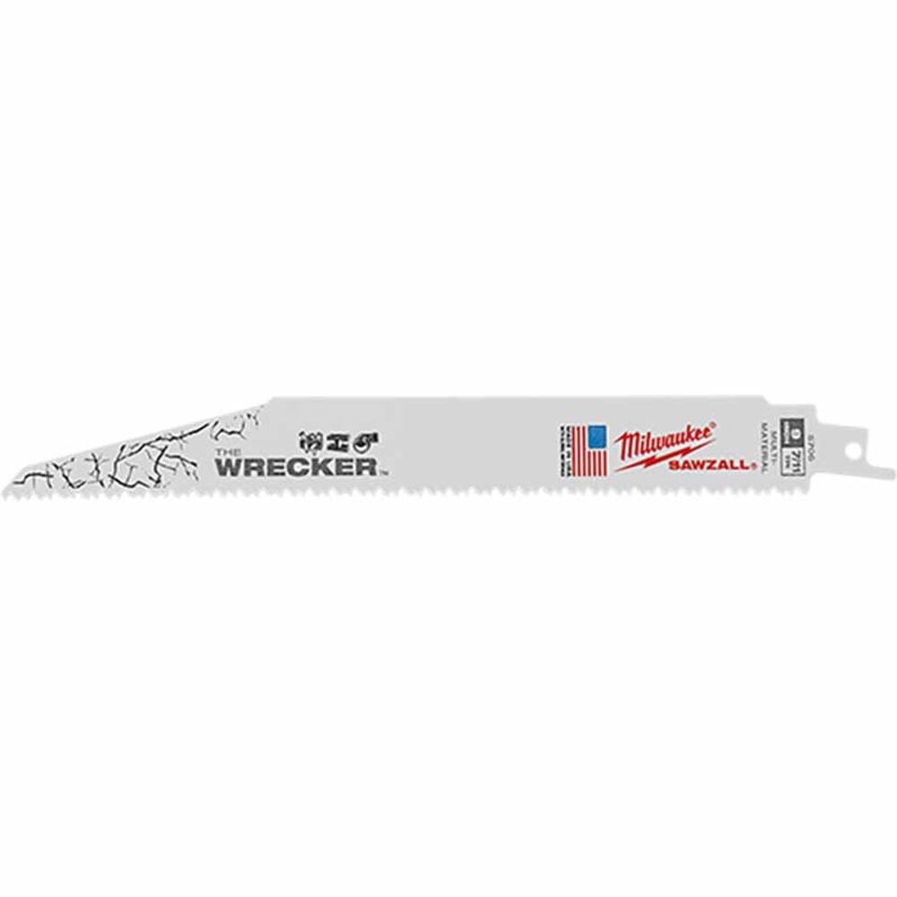 image of 9-in 7/11 TPI The Wrecker Multi-Material Sawzall Blade, 5 pack