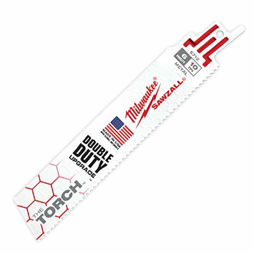 image of 6-in 10 TPI The Torch Sawzall Blade, 5 pack