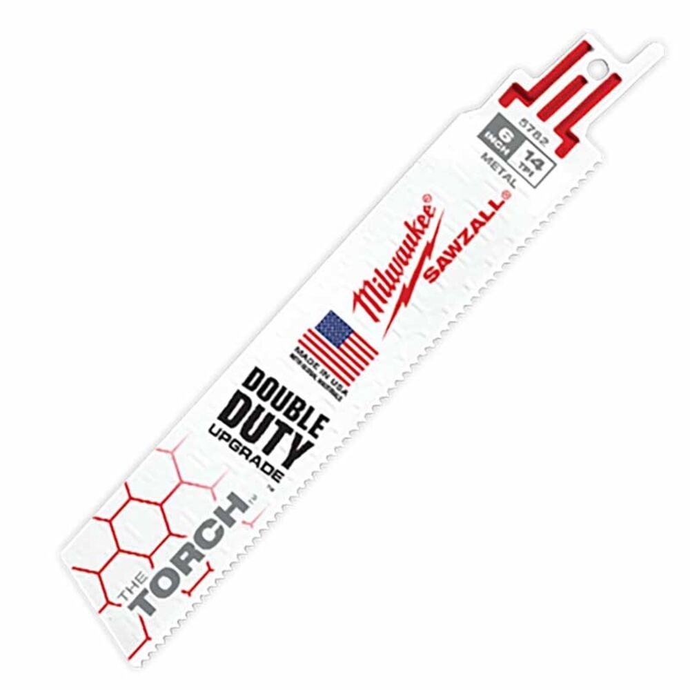 image of 6-in 14 TPI The Torch Sawzall Blade, 5 pack