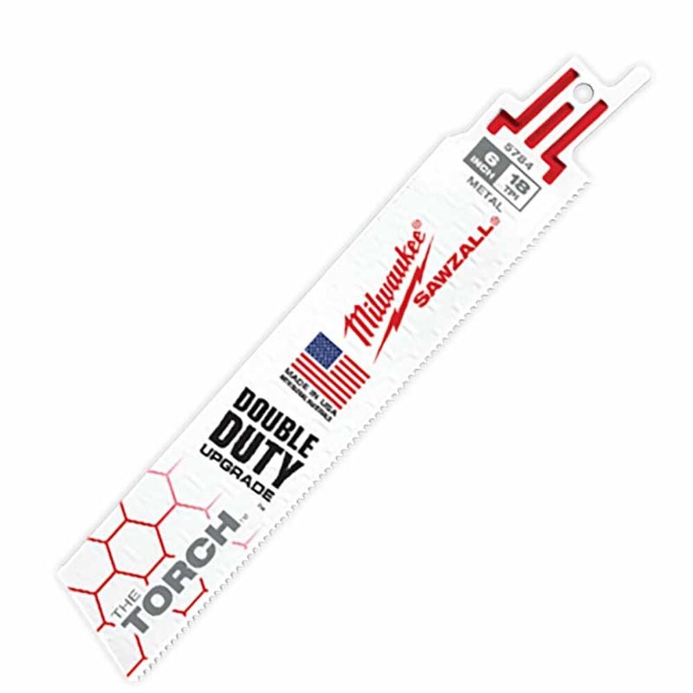 image of 6-in 18 TPI The Torch Sawzall Blade, 5 pack