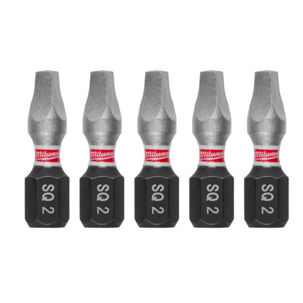 image of SHOCKWAVE Impact Duty 1 in Square #2 Alloy Steel Insert Set- 5 pc