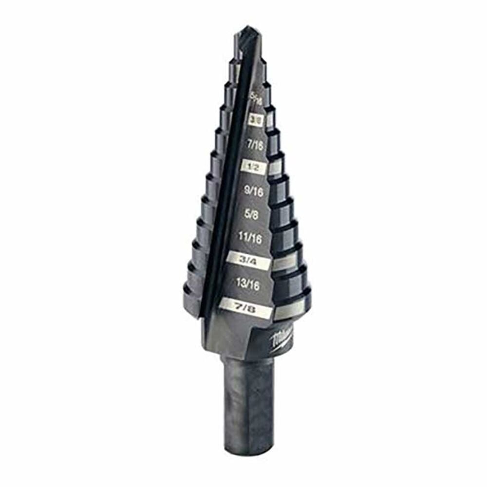 image of 3/16 in x 7/8 in #4 Black Oxide Step Drill Bit