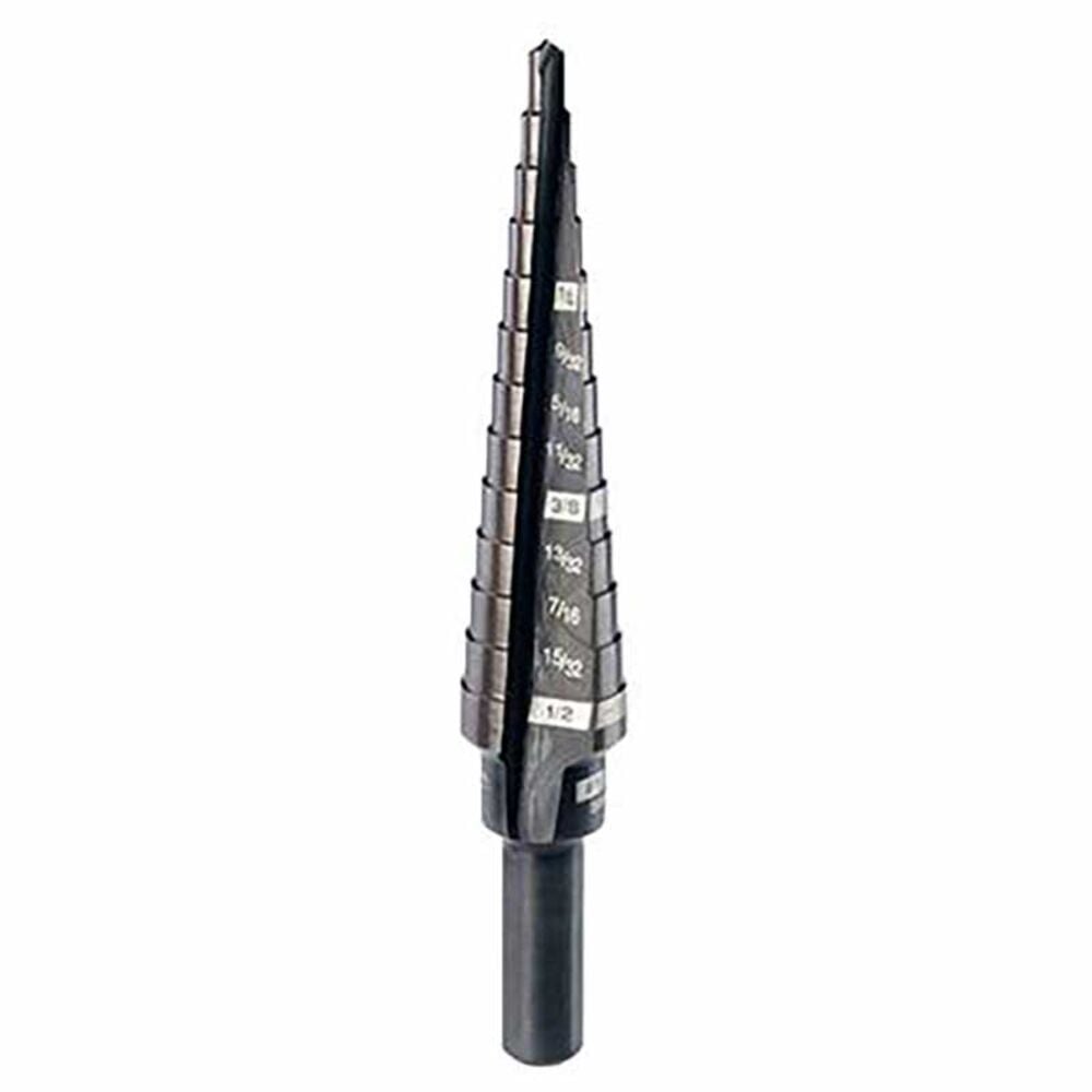 image of #1 Step Drill Bit, 1/8-in to 1/2-in by 1/32-in