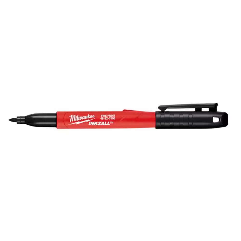 image of INKZALL Black Fine Point Jobsite Permanent Marker