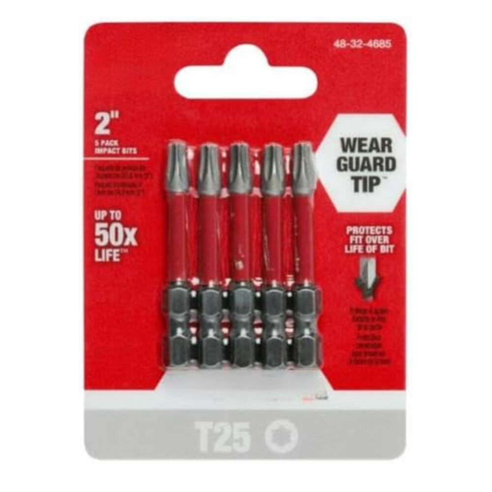 image of SHOCKWAVE Impact Duty 2 in T25 Torx Alloy Steel Screw Driver Set- 5 pc
