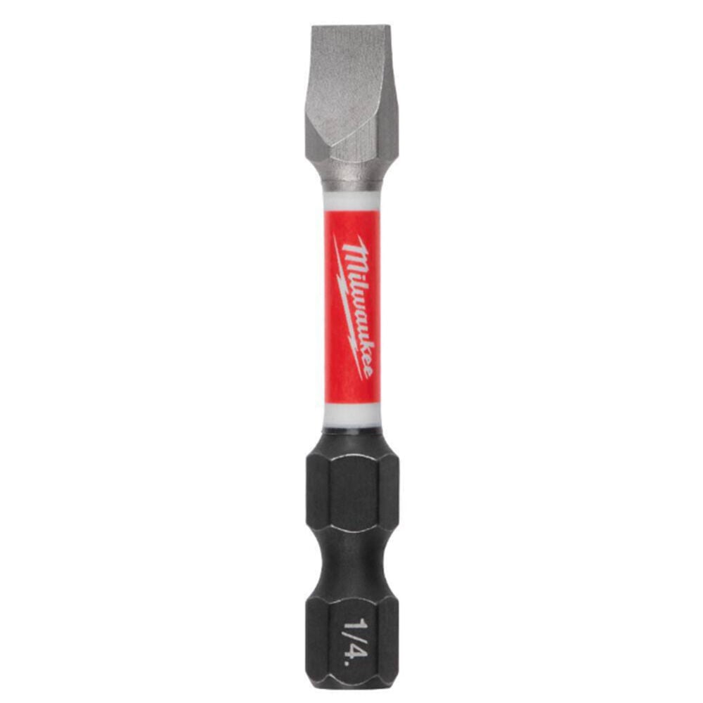 image of SHOCKWAVE Impact Duty 2 in x 1/4 in SL#10 Alloy Steel Screw Driver Bit