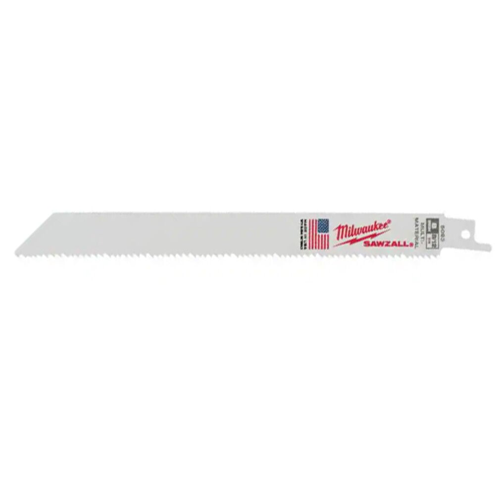 image of 8 in SAWZALL Standard Multi-Material Blades- 8 1/2 TPI