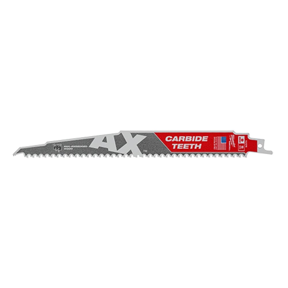 image of The Ax with Carbide Teeth Sawzall Blade, 5T, 9 in