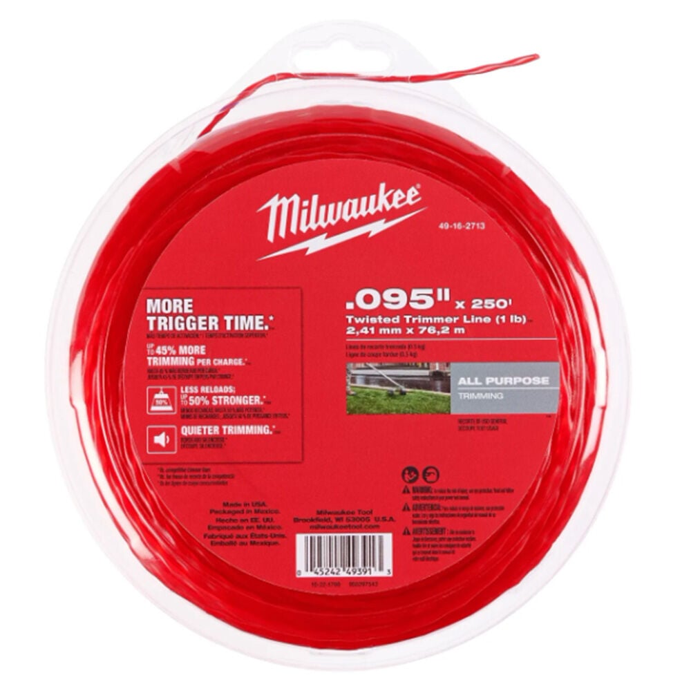 image of .095 in x 250 ft (1 lb) Twisted Trimmer Line