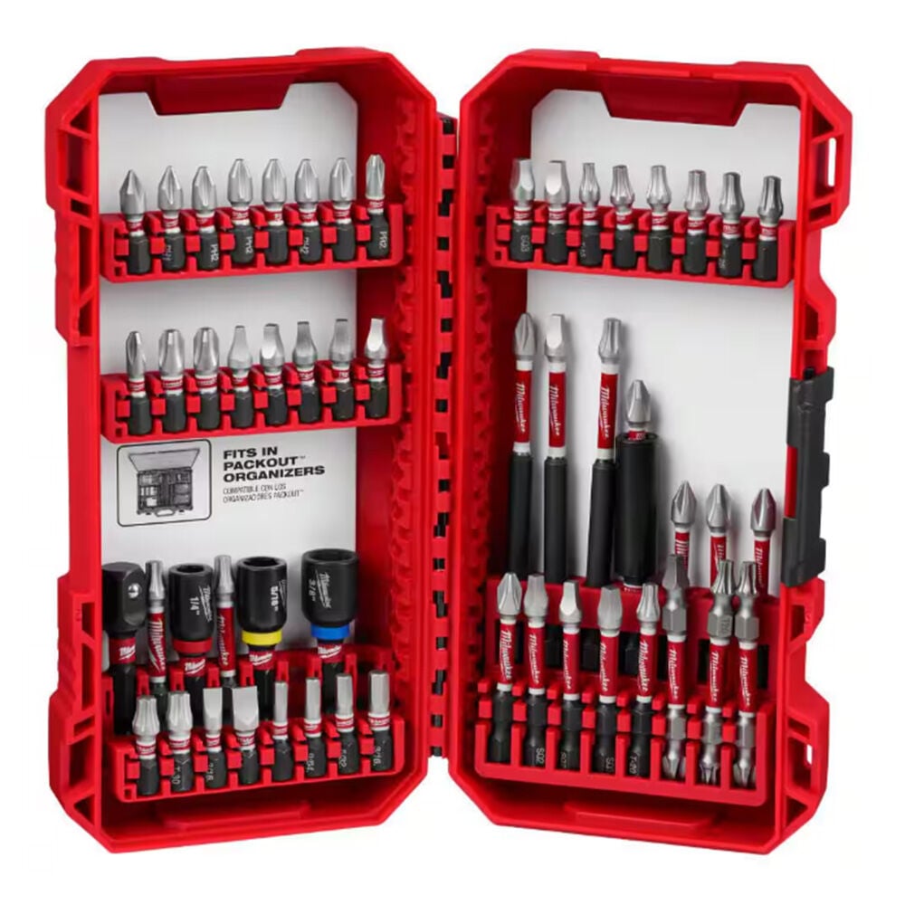 image of SHOCKWAVE Impact-Duty Alloy Steel Screw Driver Bit Set- 54 pc