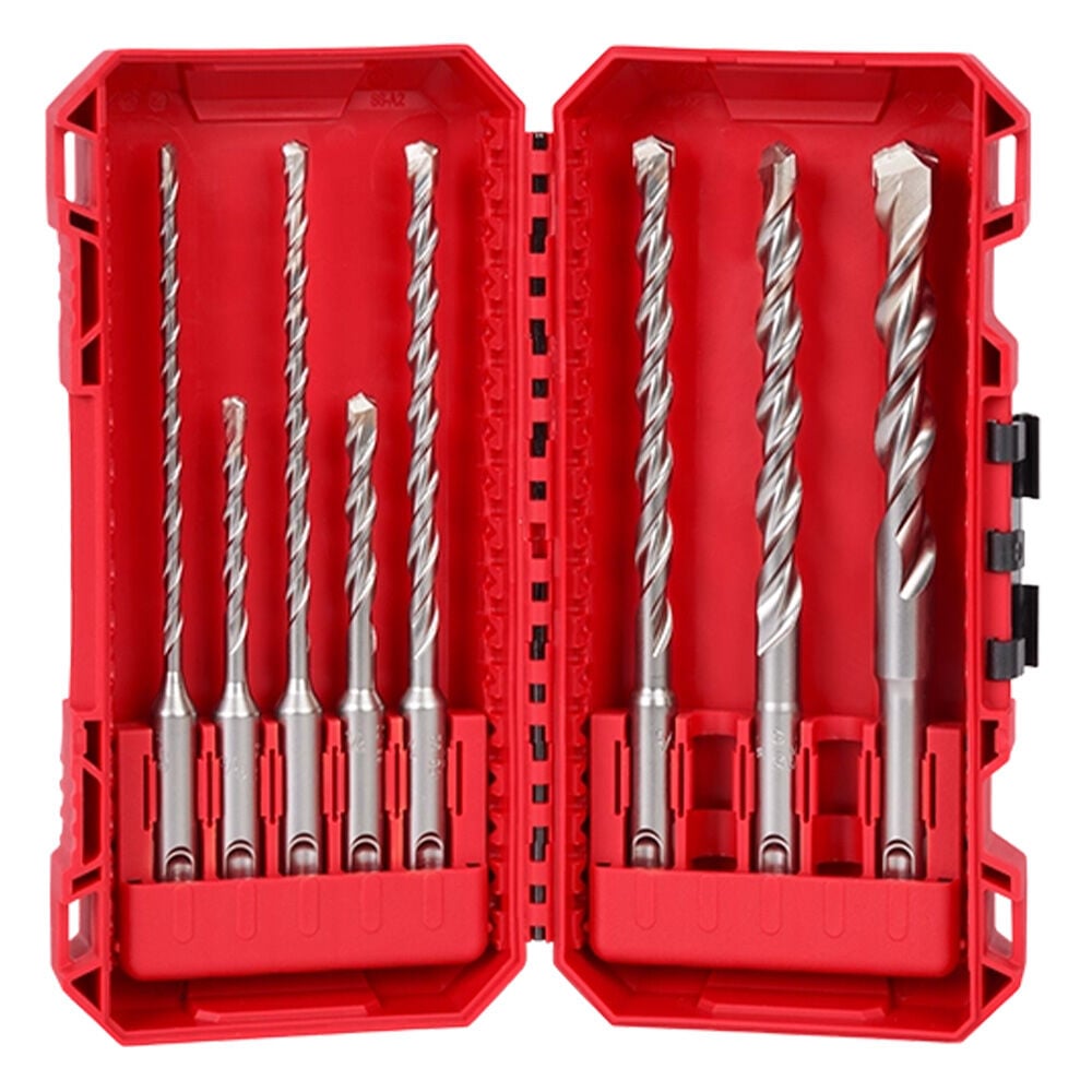 image of SDS Plus M/2 2-Cutter Drill Bit Kit, 8 pc