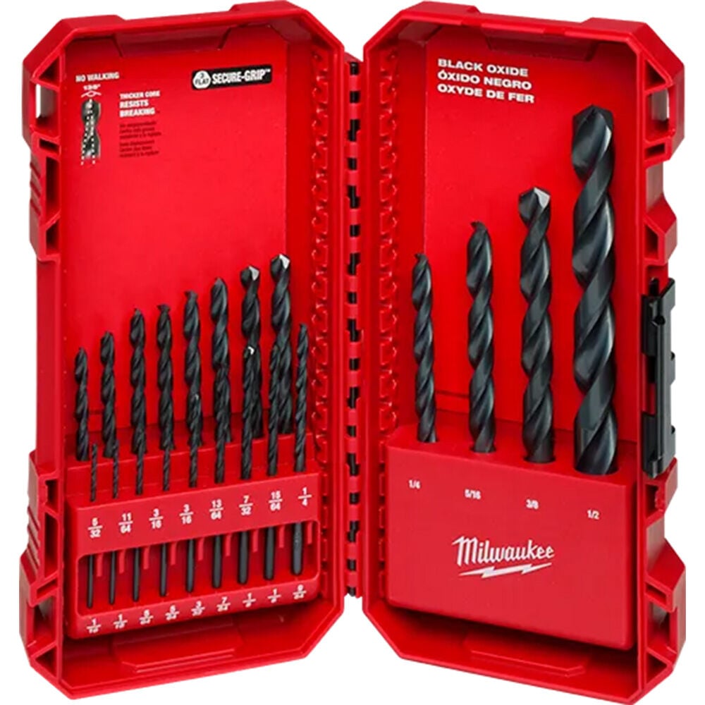 image of Thunderbolt Black Oxide Drill Bit Set - 21PC