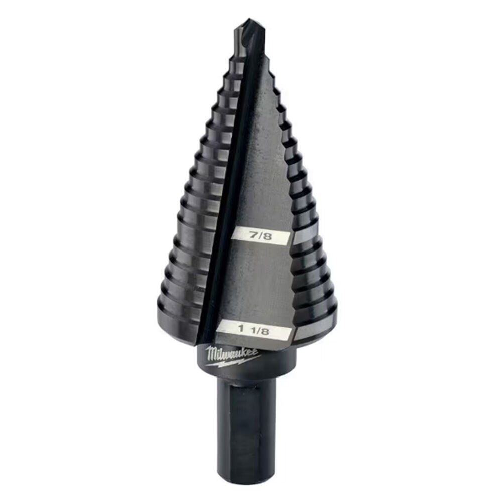 image of 7/8 in x 1 1/8 in #9 Black Oxide Step Drill Bit