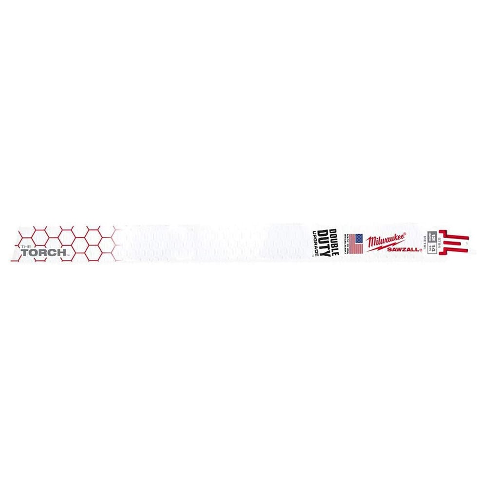image of 12 in SAWZALL TORCH Metal Demolition Blades- 14 TPI, 5 pk