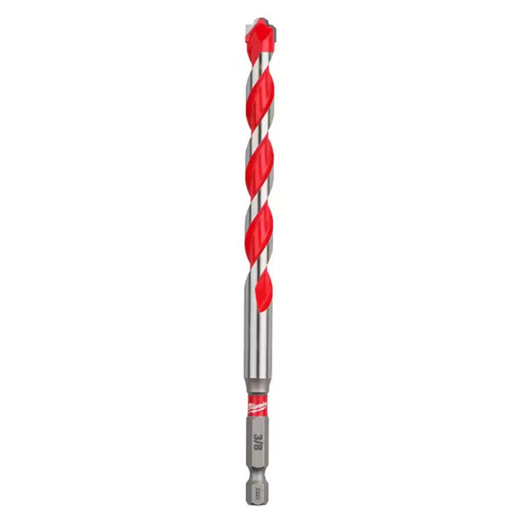 image of 3/8 in x 4 in x 6 in SHOCKWAVE Carbide Hammer Drill Bit